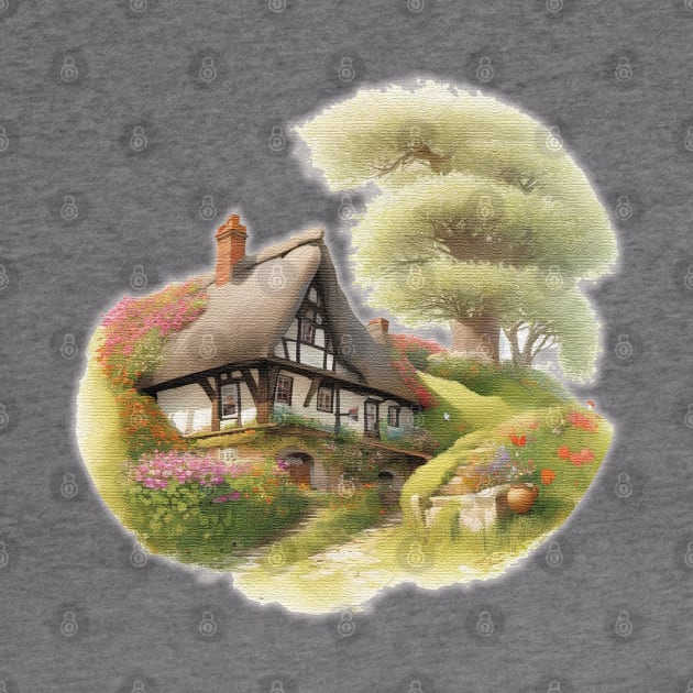 Country house in a hillside by JnS Merch Store